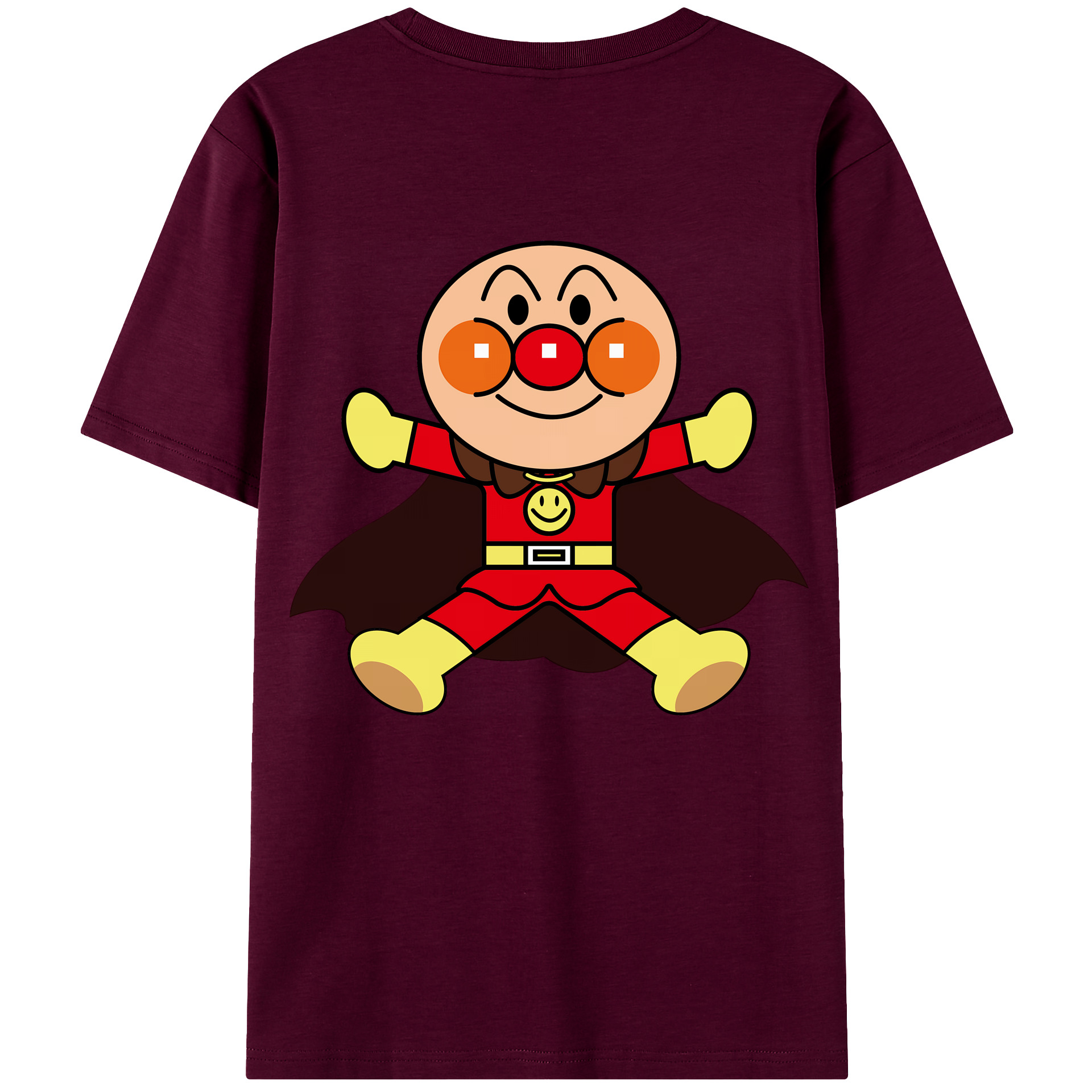 （画像用） アンパンマン Anpanman レディース半袖Tシャツ(バックプリント)